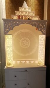 2D cnc om corian mandir
