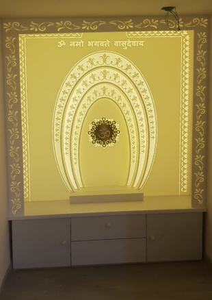 3D cnc om corian mandir
