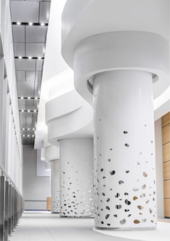 corian pillar